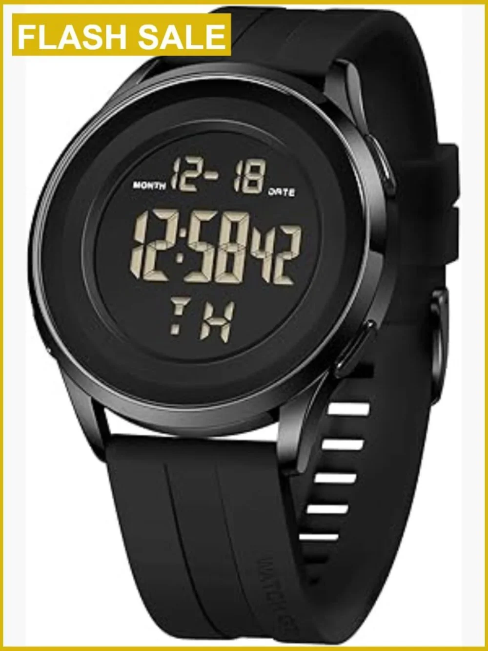 Men's Digital Military Watch Waterproof Tactical Sports Ultra Thin